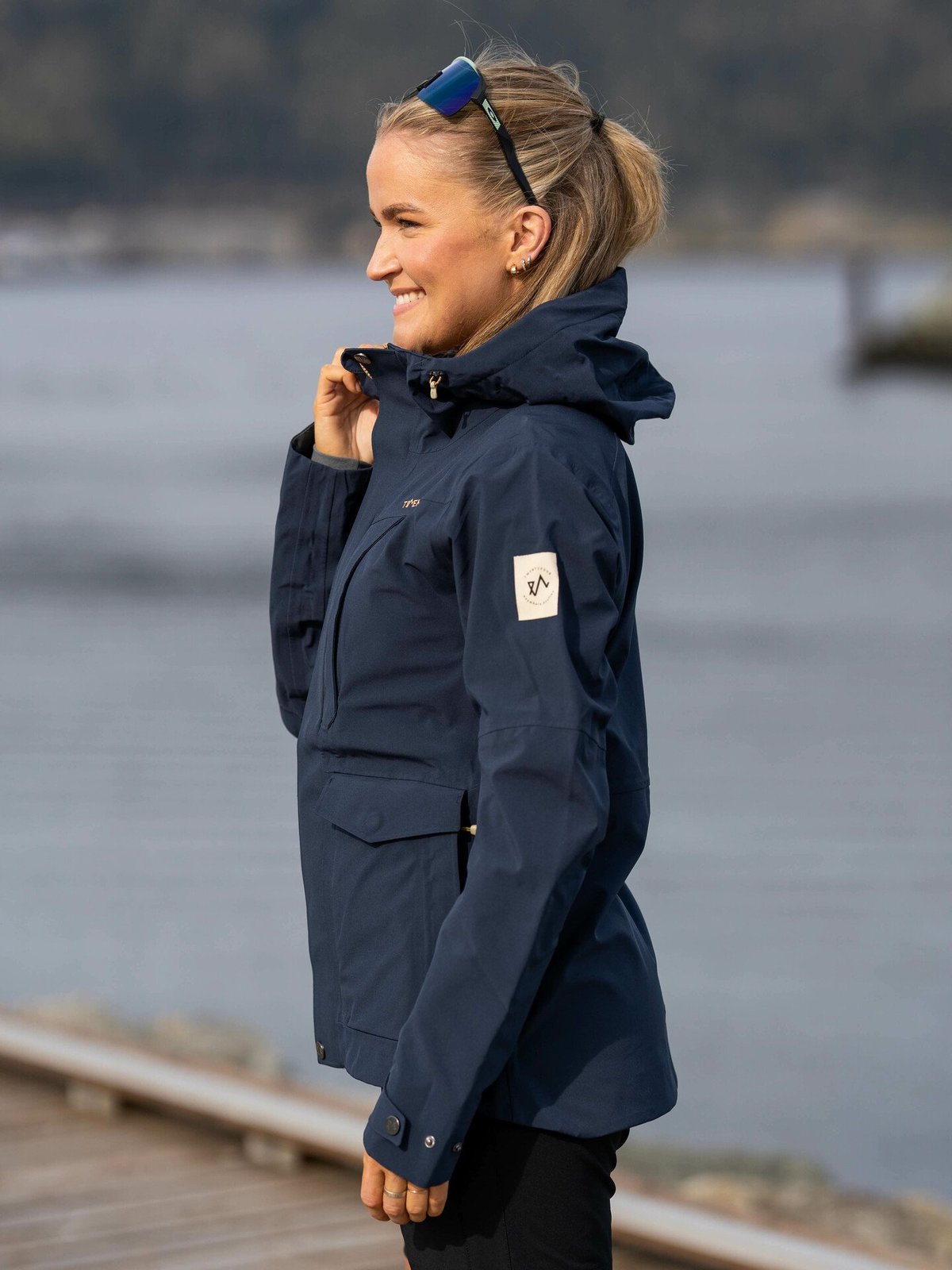 Twentyfour Finse 3-Lags Jakke Blekkblå