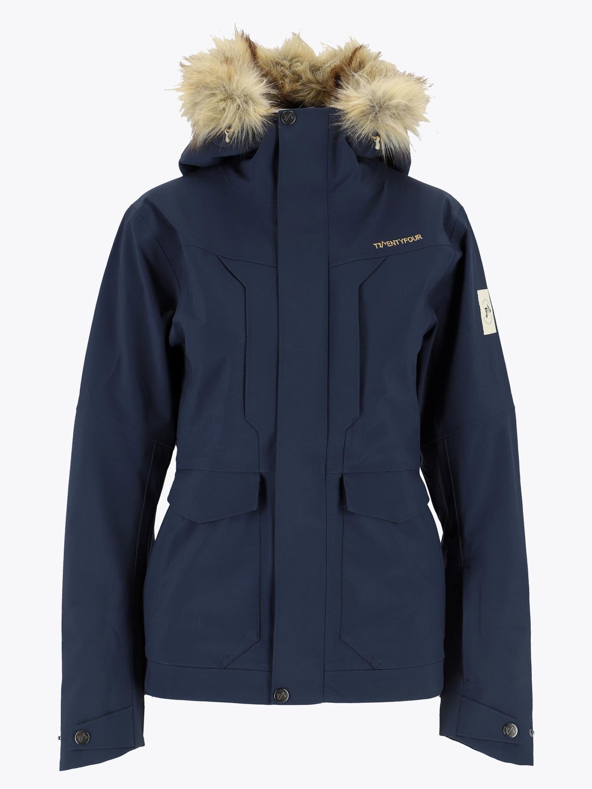 Twentyfour Finse 3-Lags Jakke Blekkblå