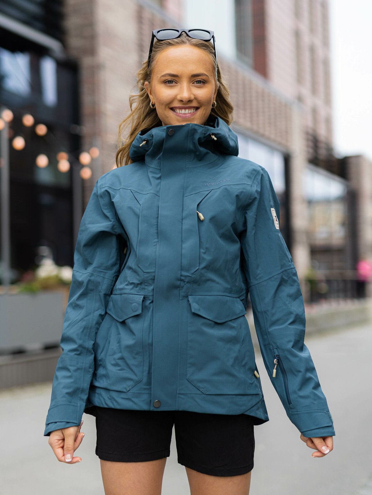 Twentyfour Finse 3-Lags Jakke Stormblå