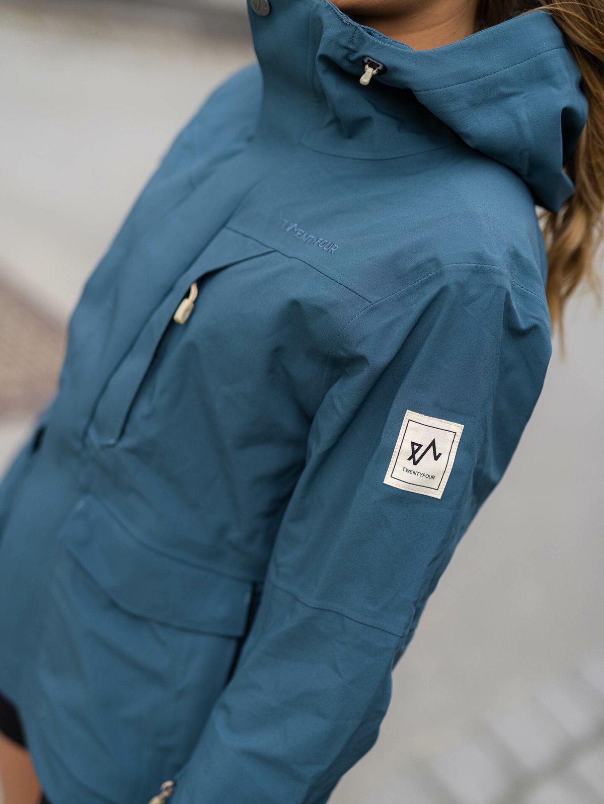 Twentyfour Finse 3-Lags Jakke Stormblå