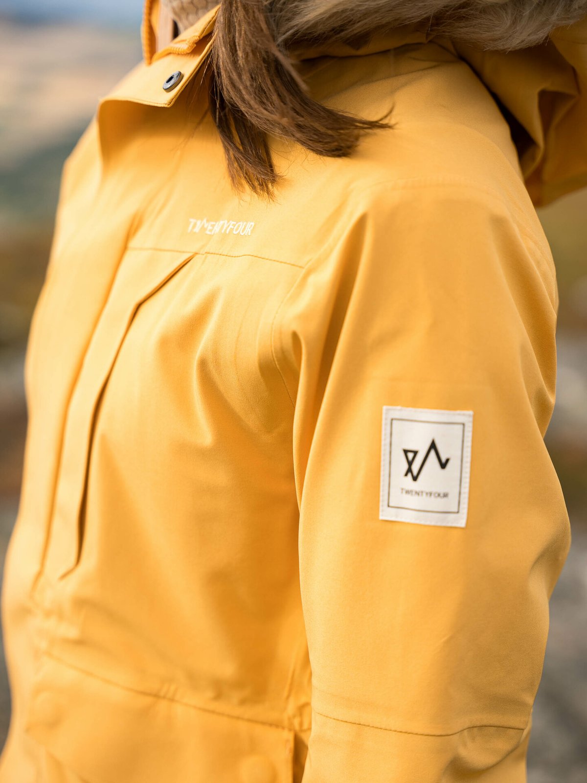 Twentyfour Finse 3-Lags Jakke Støvgul