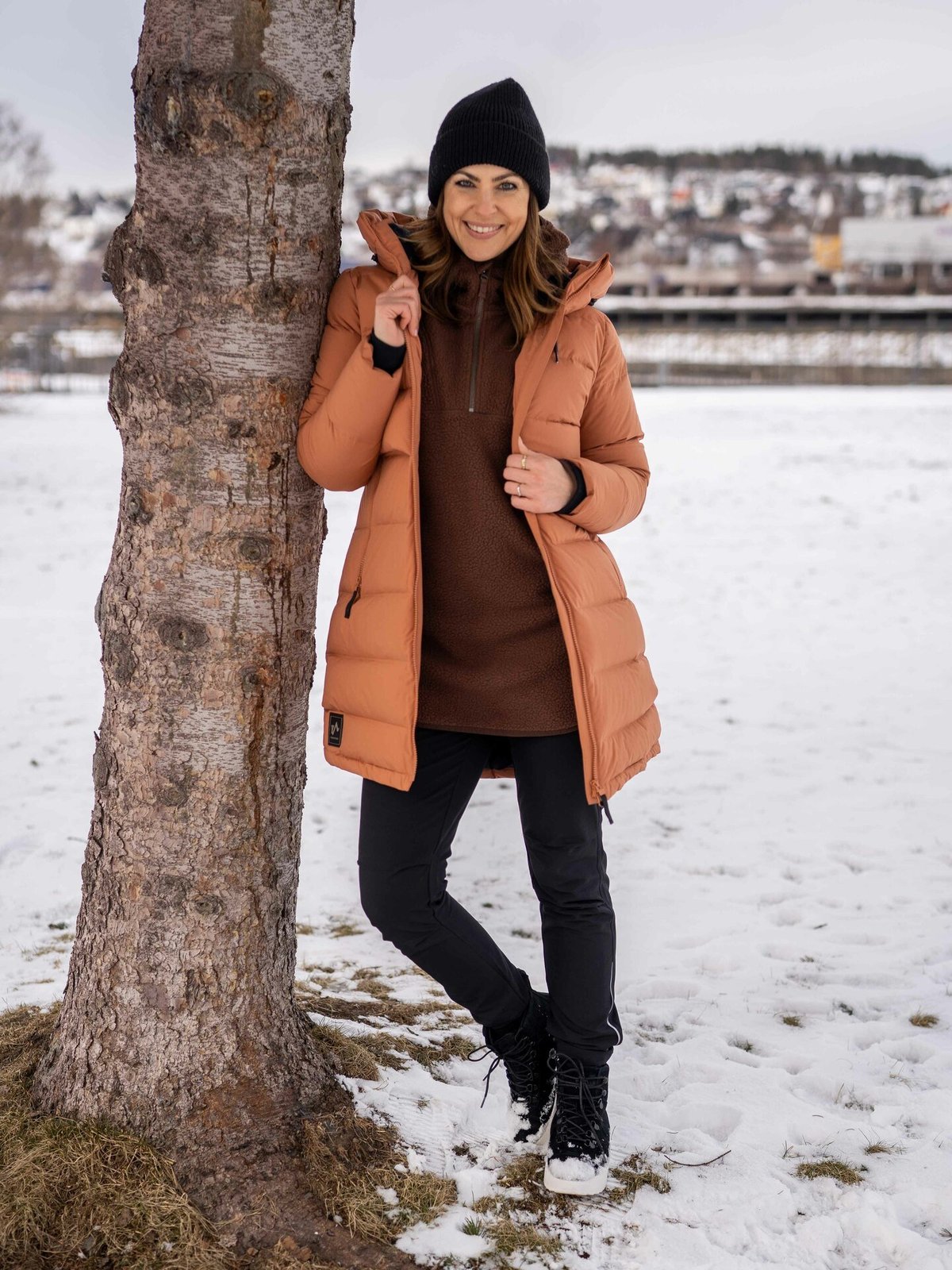 Twentyfour Mellow Lily Dunparkas Cognac