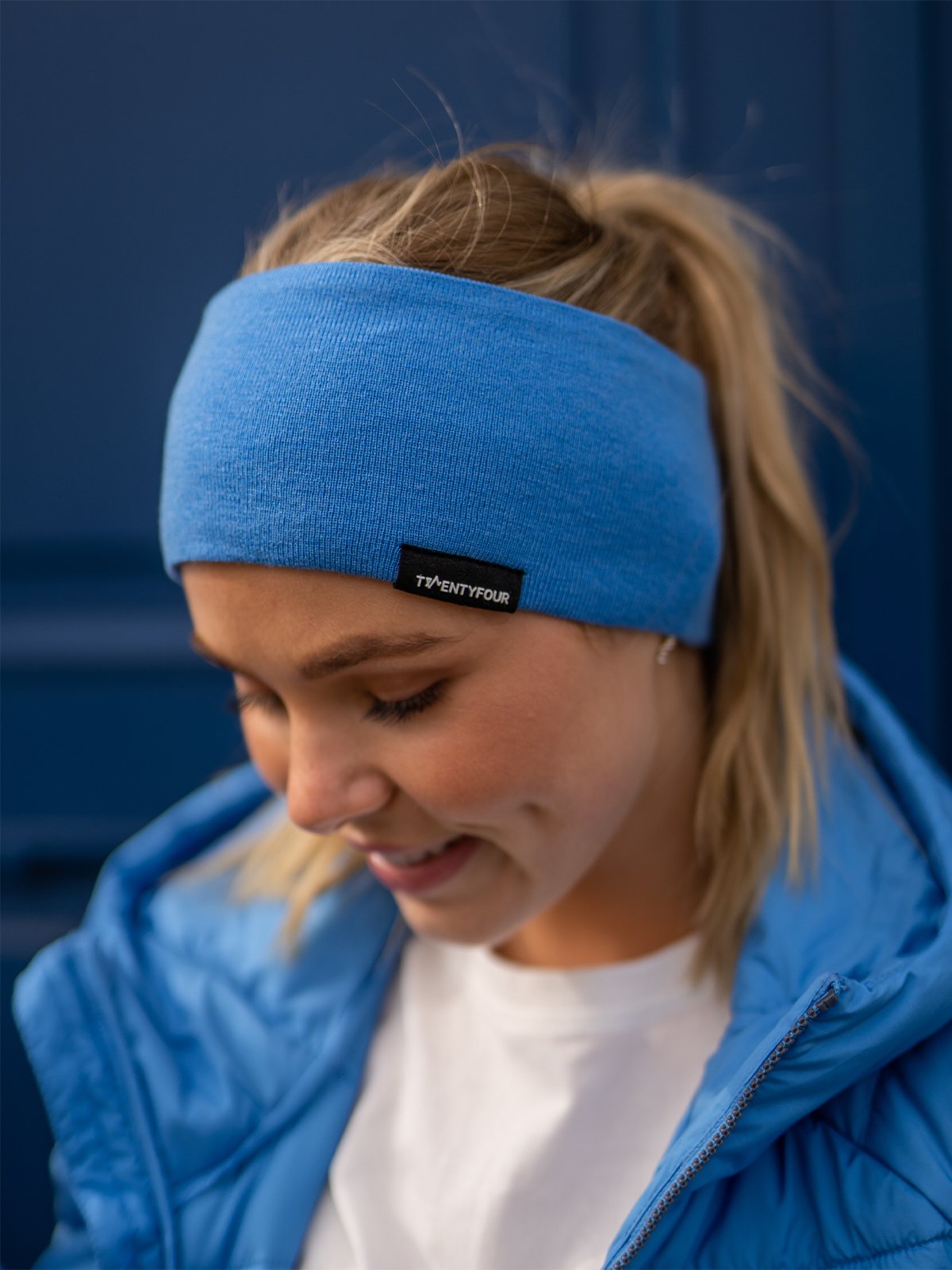 Twentyfour Finse Basic Pannebånd Asurblå