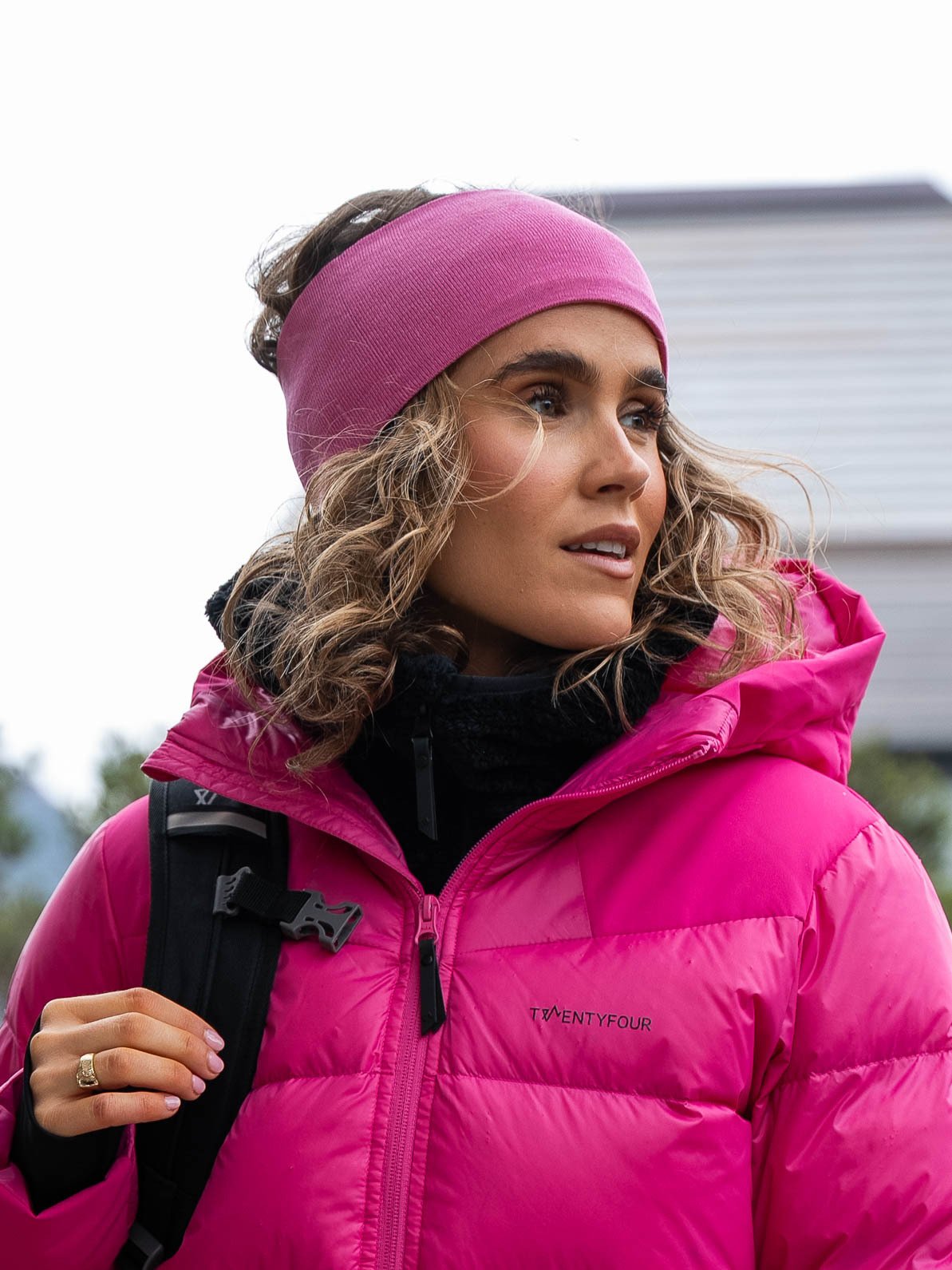 Twentyfour Finse Basic Pannebånd Rosa