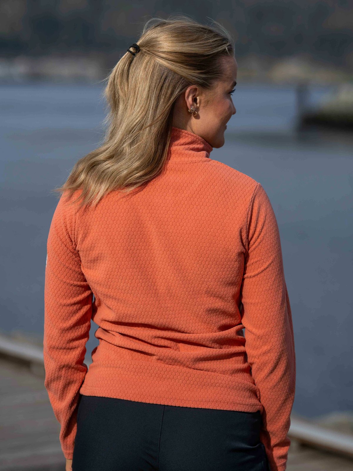 Twentyfour Finse Half Zip Fleece Aprikos - Get Inspired Exclusive Collection