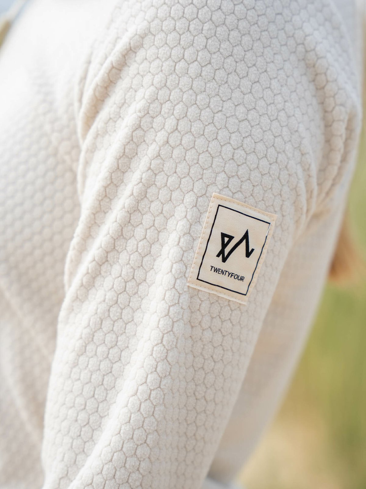 Twentyfour Finse Half Zip Fleece Krem