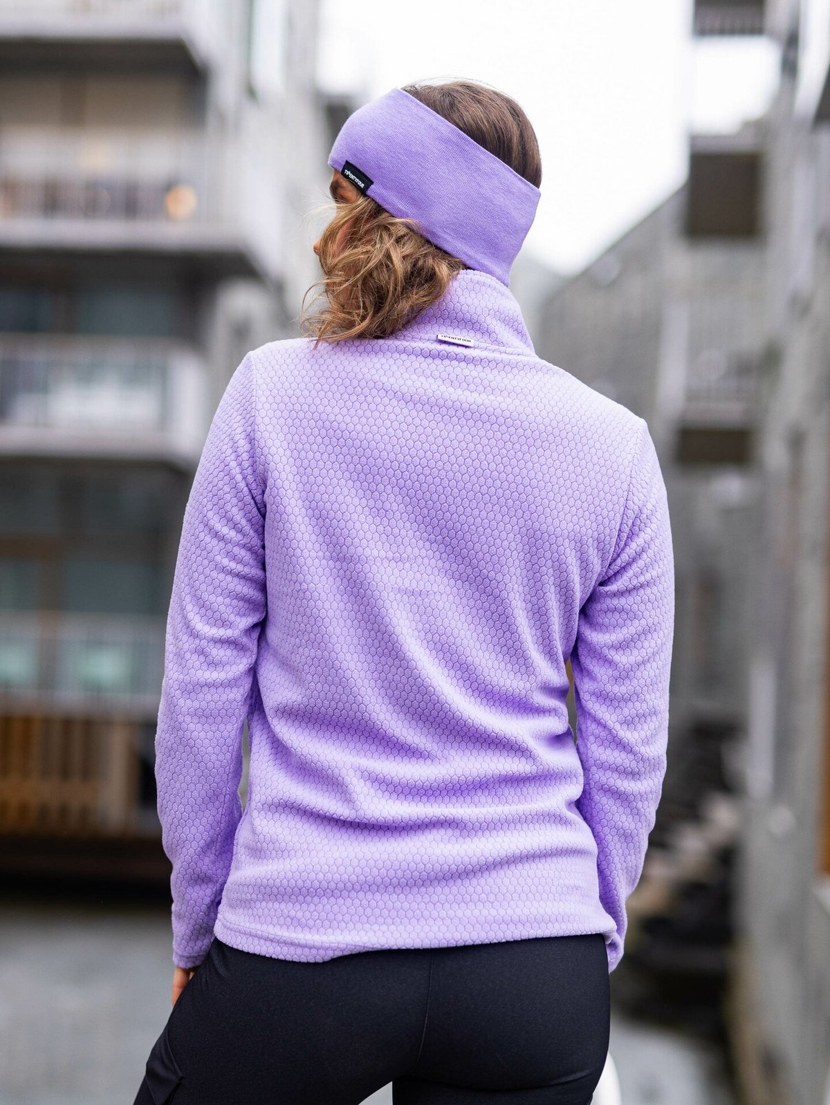 Twentyfour Finse Half Zip Fleece Lavendel
