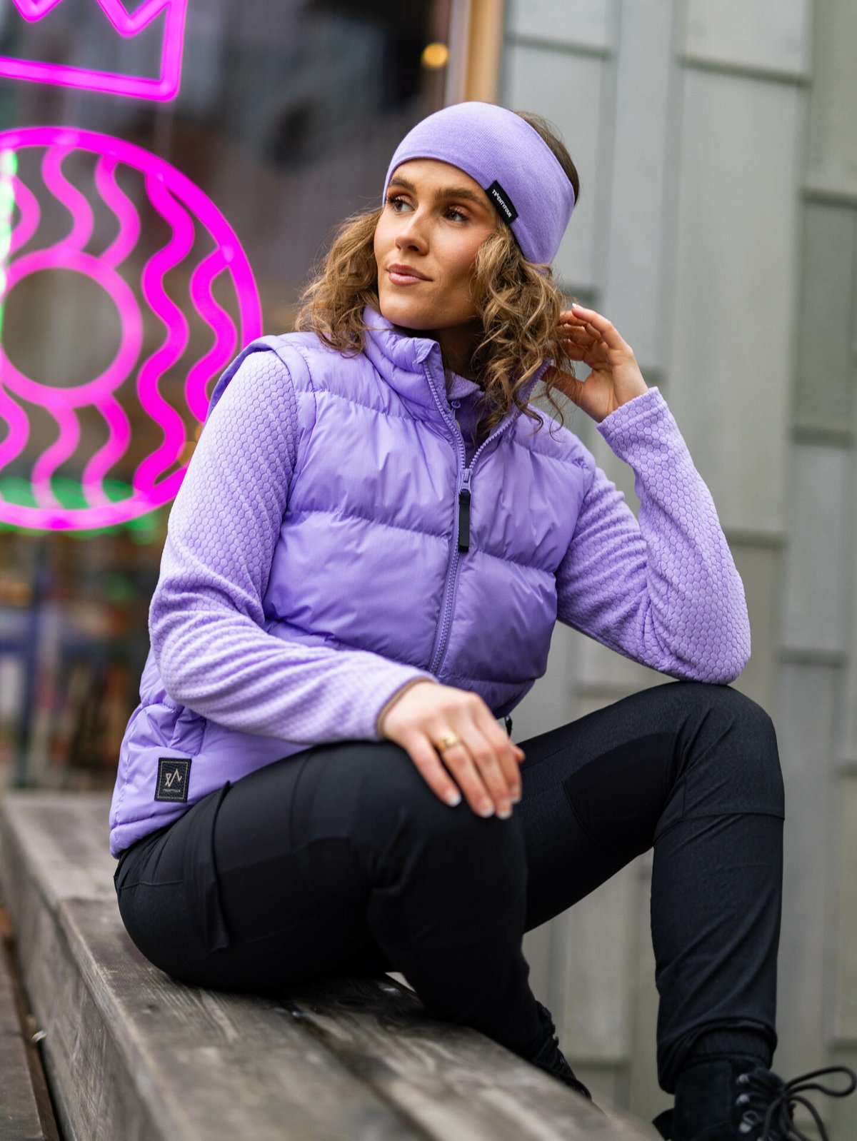 Twentyfour Finse Half Zip Fleece Lavendel