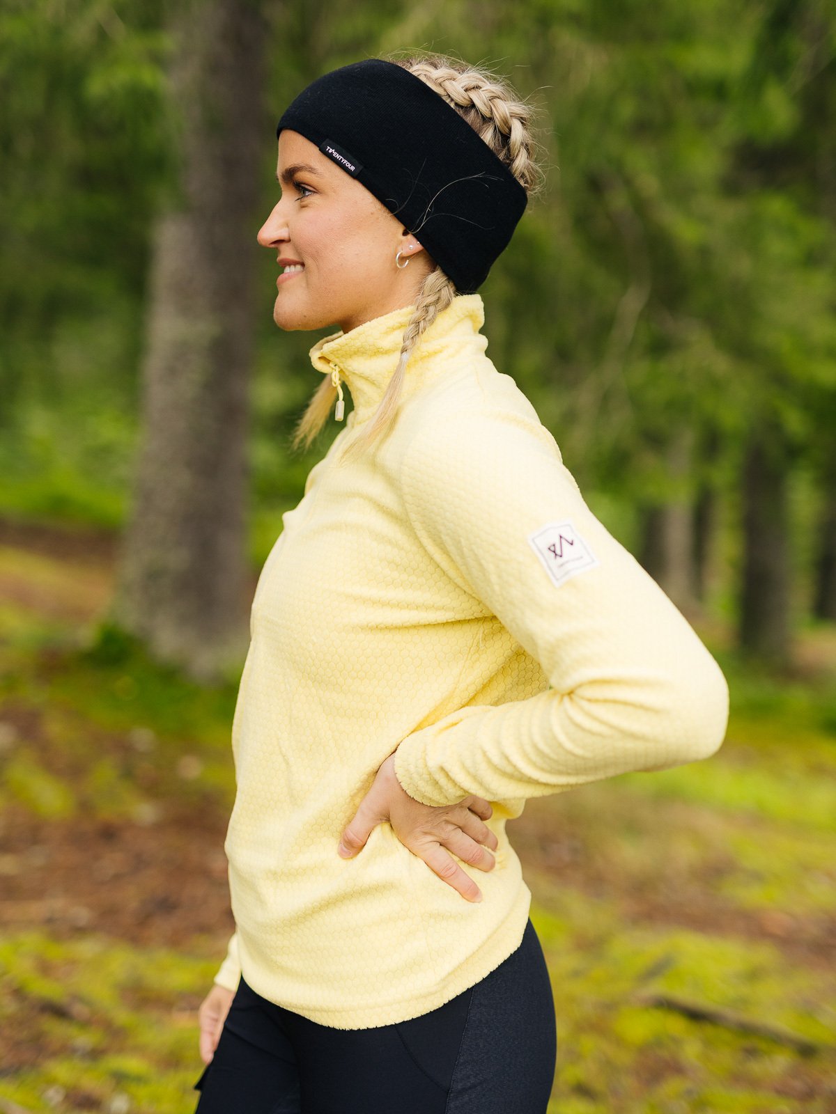 Twentyfour Finse Half Zip Fleece Lys gul