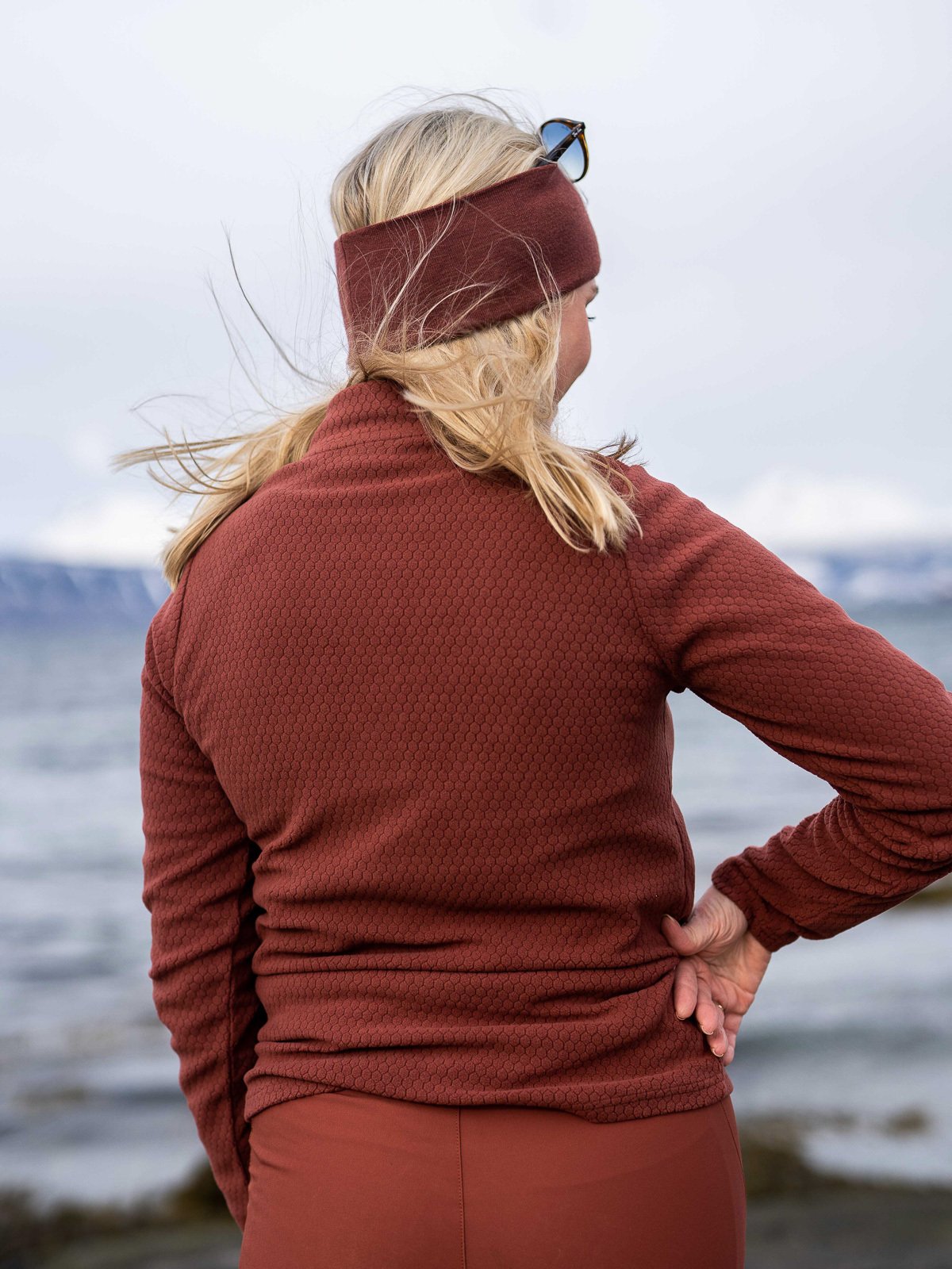 Twentyfour Finse Half Zip Fleece Rustrød/Rødbrun - Get Inspired Exclusive Collection