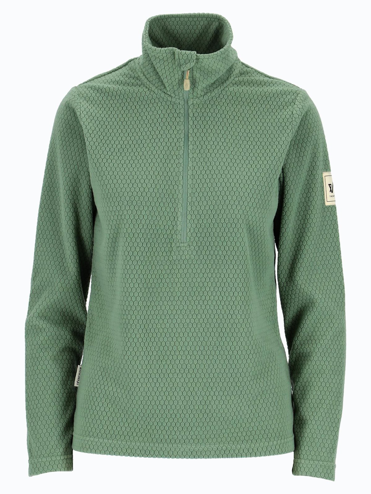 Twentyfour Finse Half Zip Fleece Støvgrønn