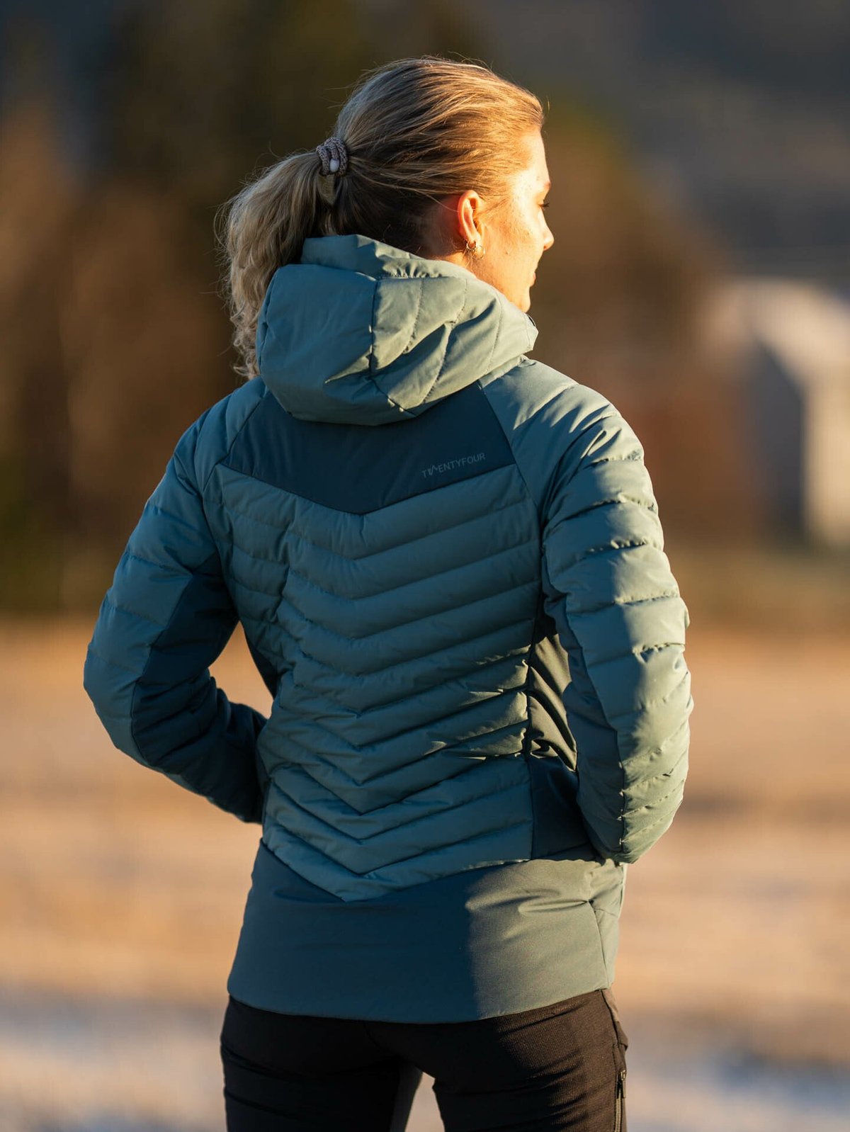 Twentyfour Finse 3.0 Dunjakke Gråblå