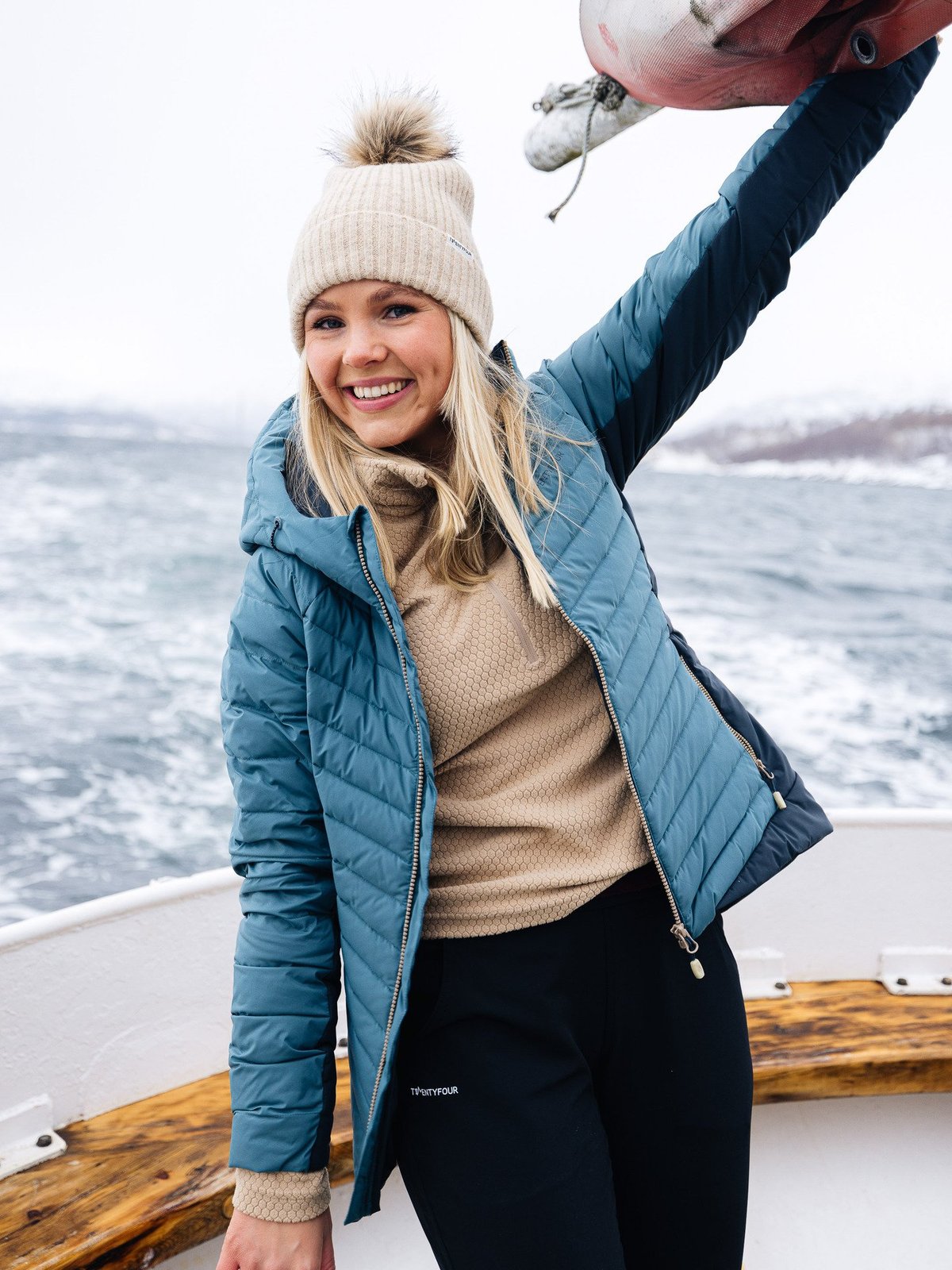 Twentyfour Finse 3.0 Dunjakke Stormblå