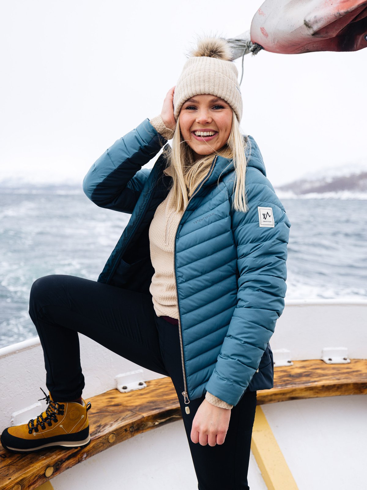 Twentyfour Finse 3.0 Dunjakke Stormblå