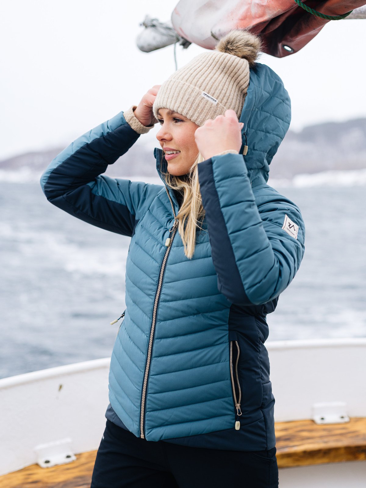 Twentyfour Finse 3.0 Dunjakke Stormblå