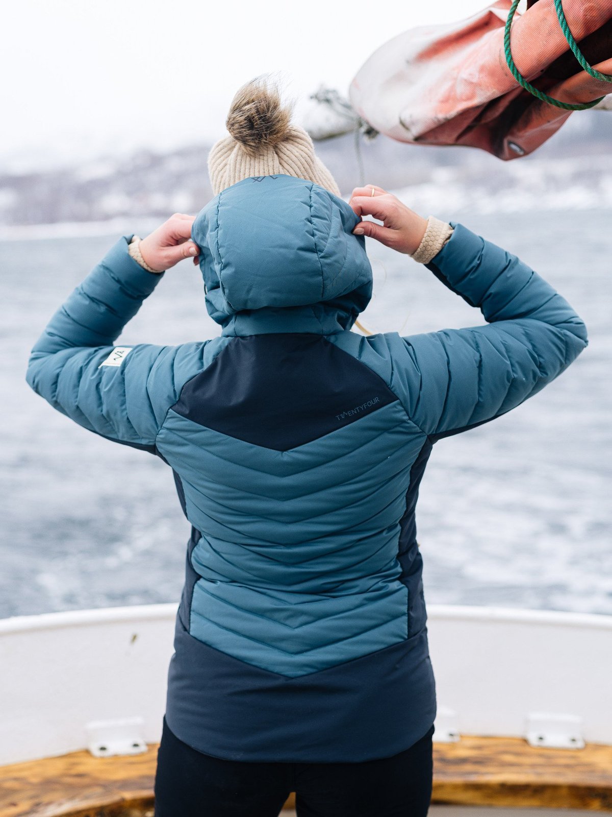 Twentyfour Finse 3.0 Dunjakke Stormblå