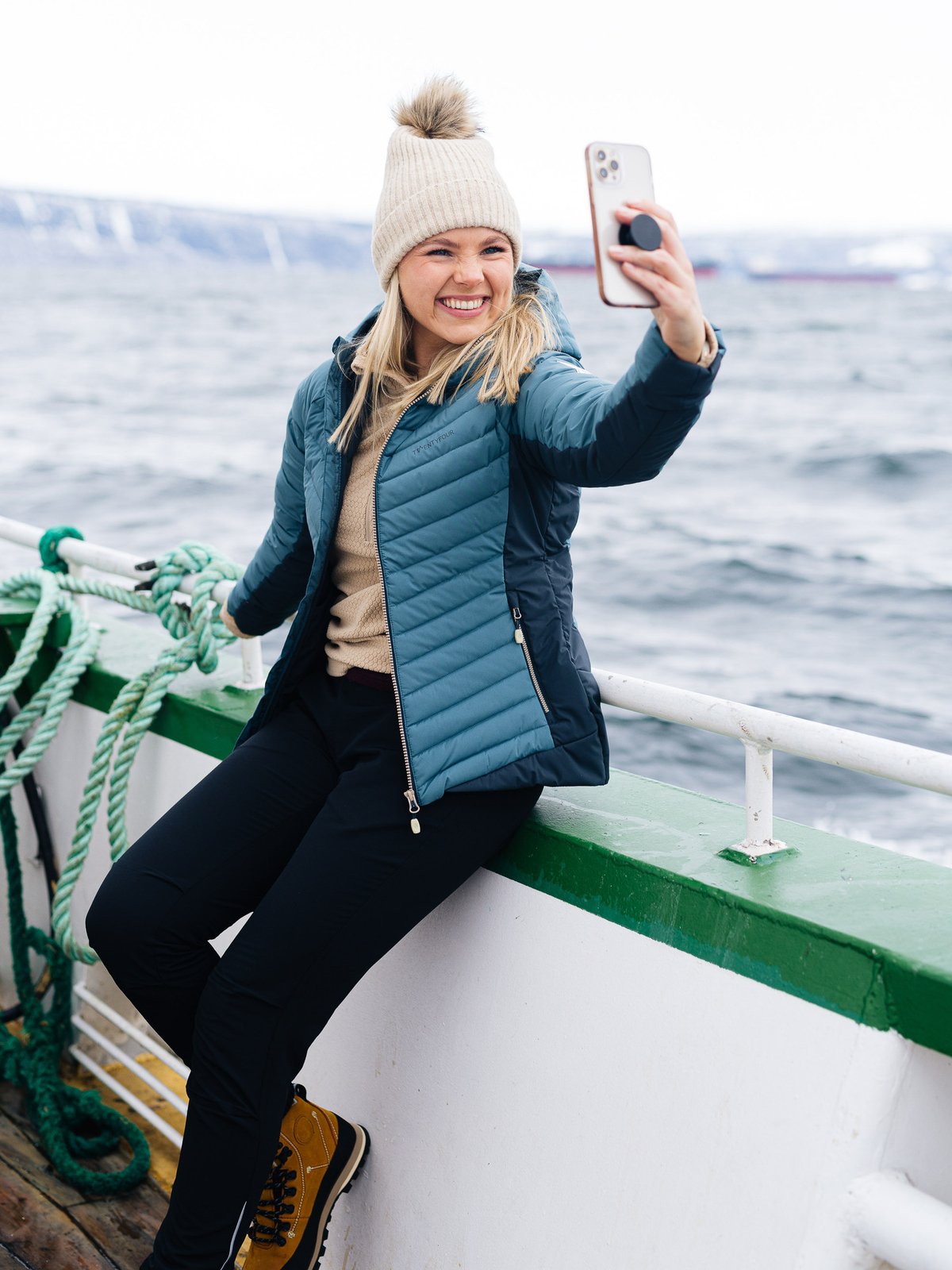 Twentyfour Finse 3.0 Dunjakke Stormblå