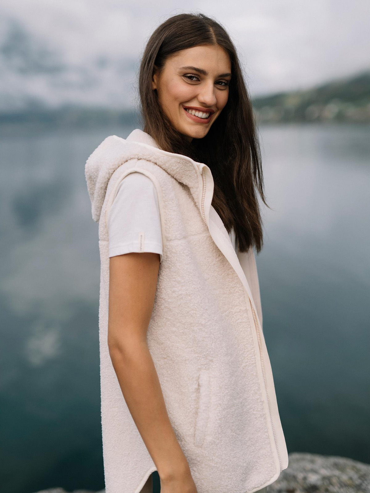 Twentyfour Mellow Pile Vest D Bomull