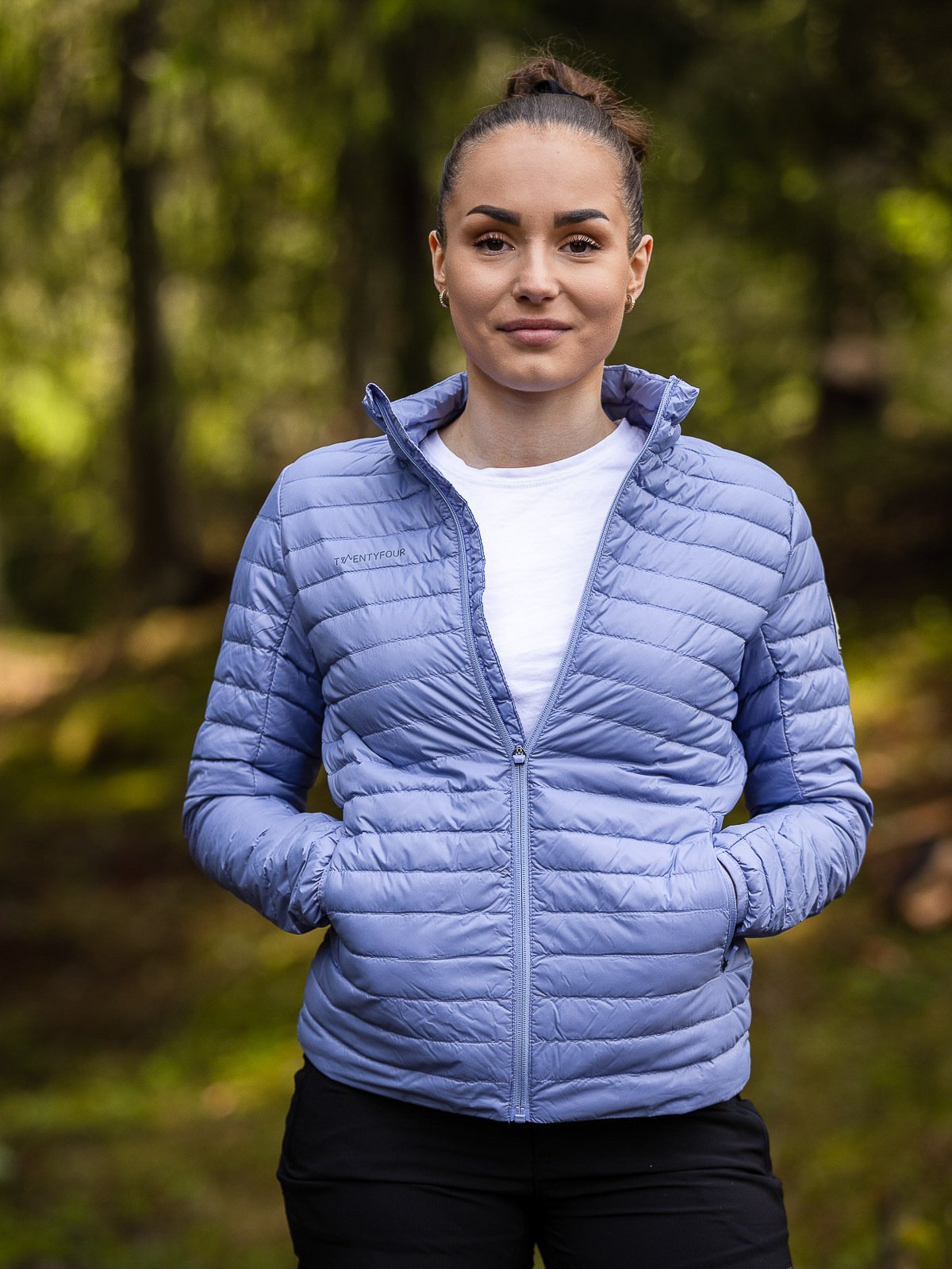 Twentyfour Loen Dunjakke Blålilla