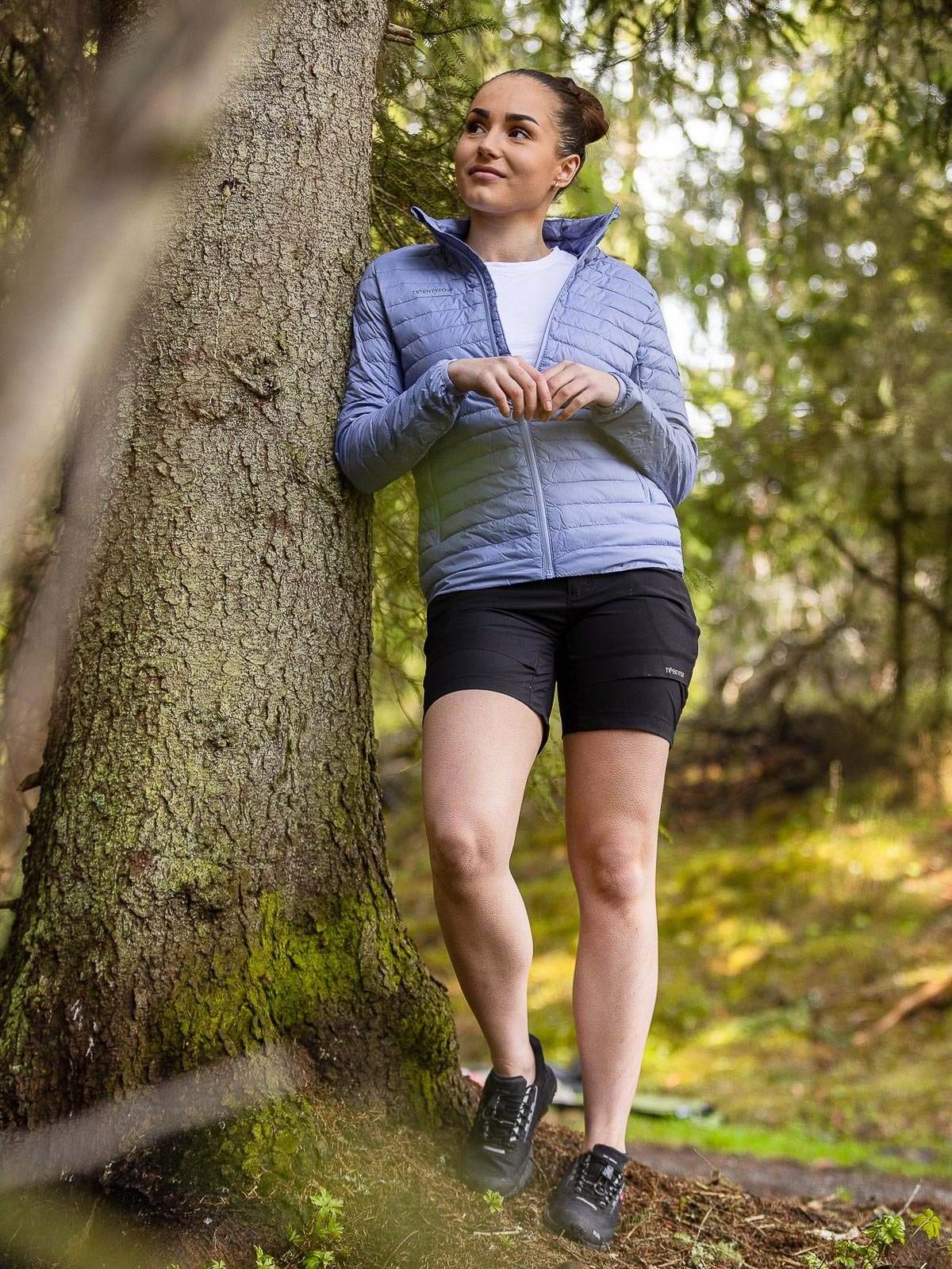 Twentyfour Loen Dunjakke Blålilla