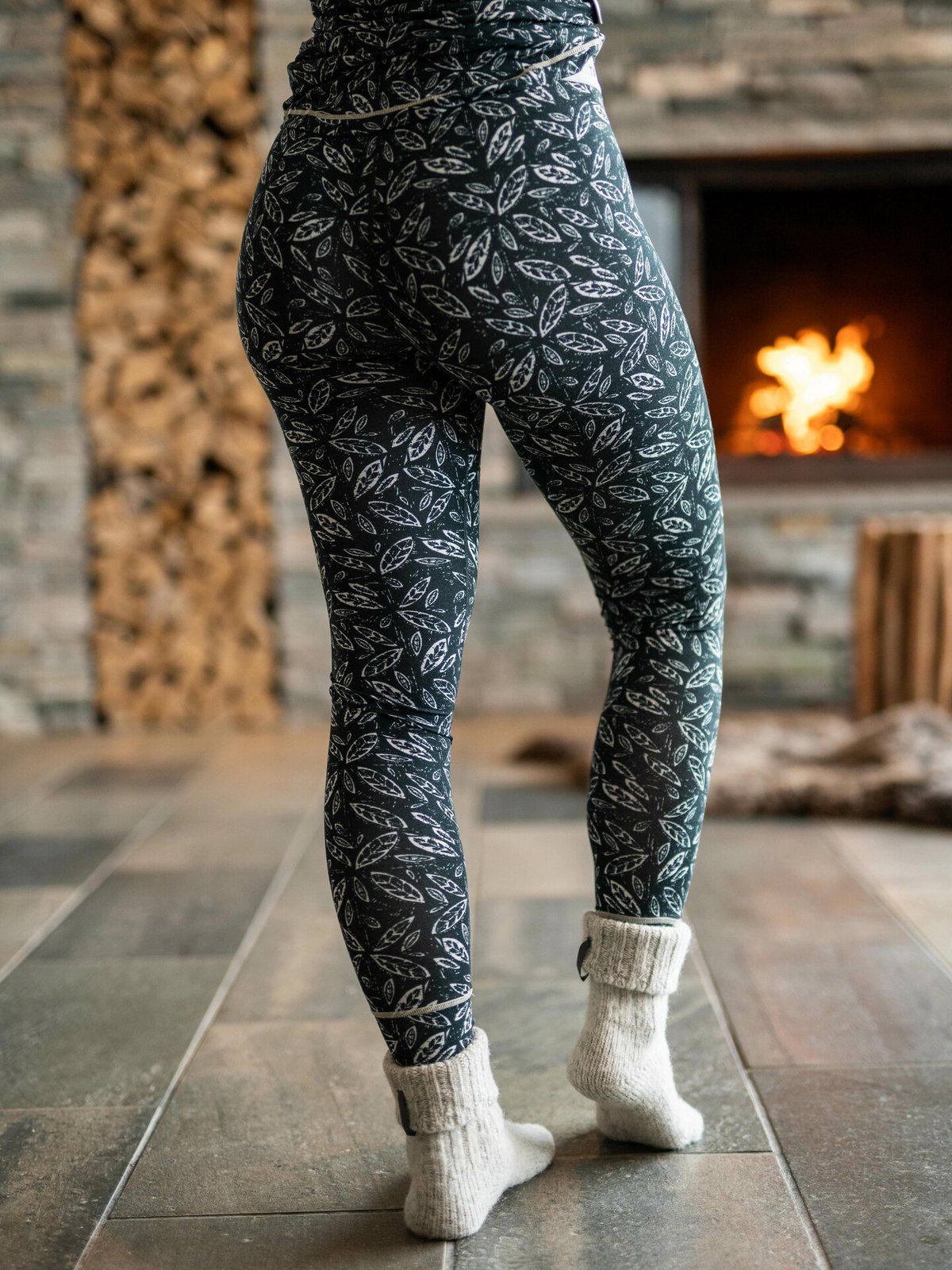 Twentyfour Twentyfour GI Baselayer sett helprint Flaskegrønn