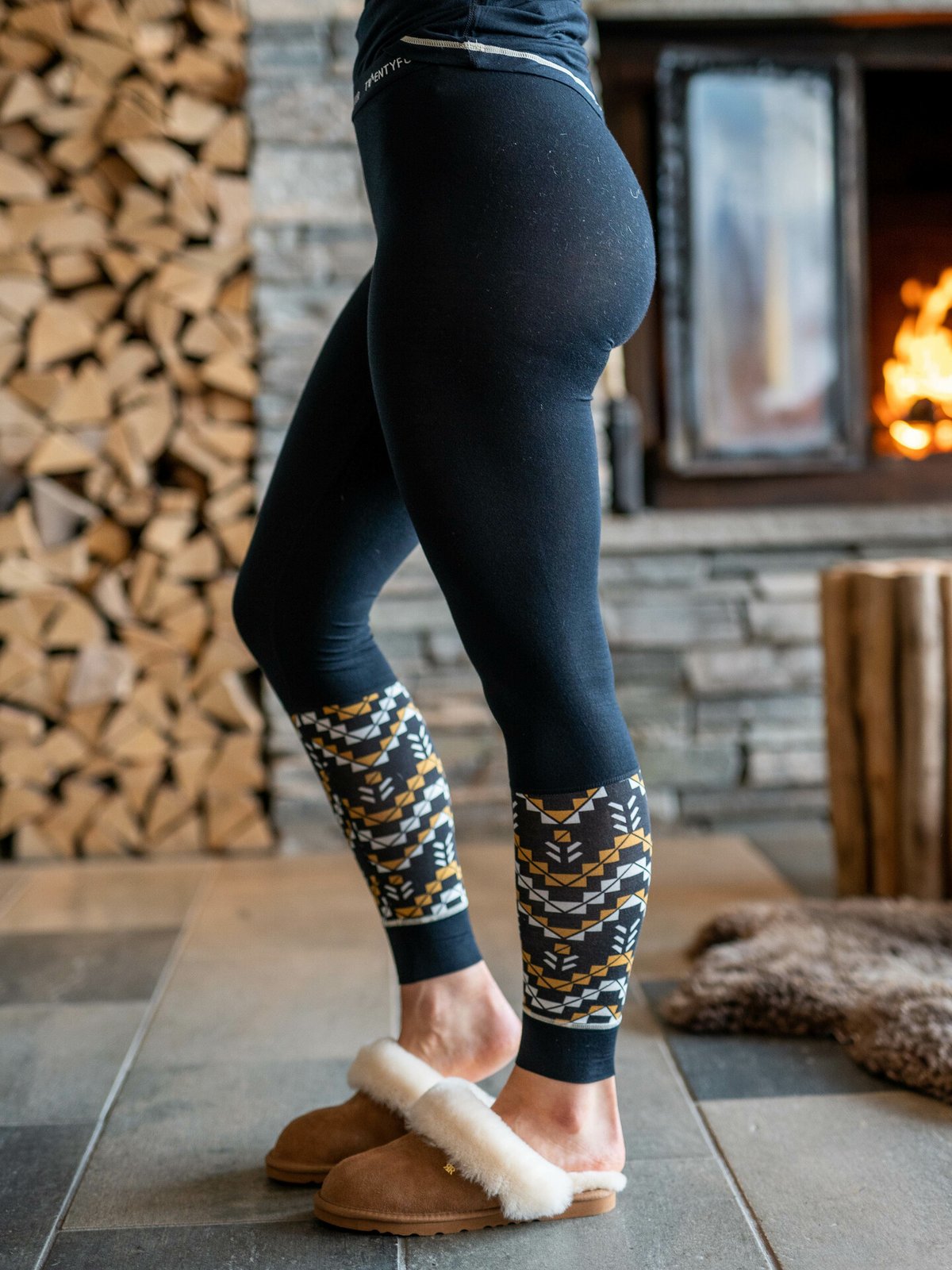 Twentyfour Twentyfour GI Baselayer sett rundstrikk Skyggesort