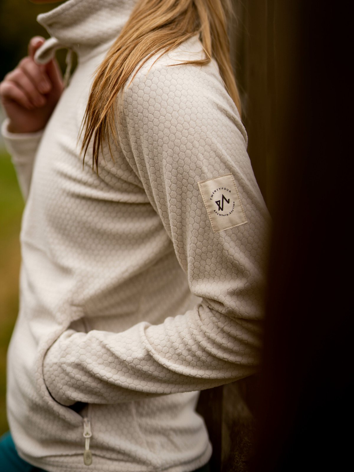 Twentyfour Finse Full Zip Fleece Krem