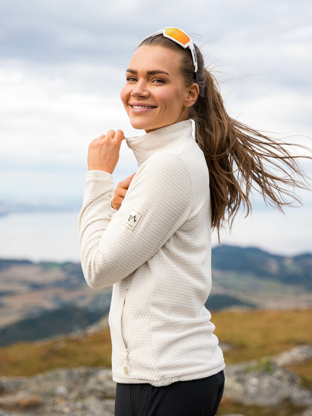 Twentyfour Finse Full Zip Fleece Krem