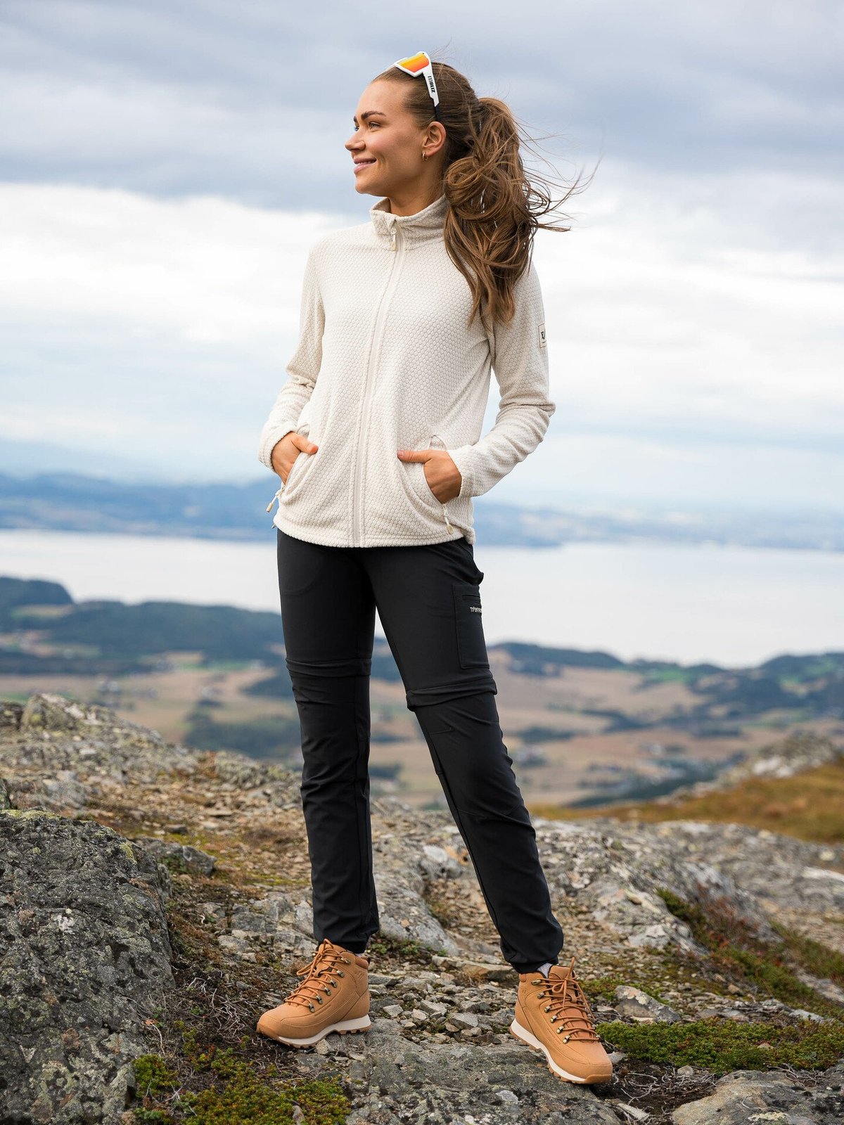 Twentyfour Finse Full Zip Fleece Krem