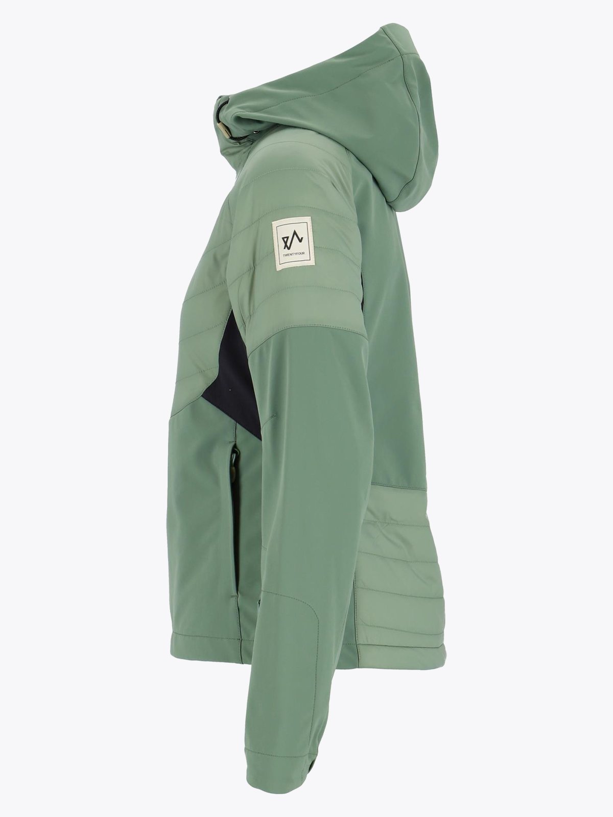 Twentyfour Finse Hybrid Jakke Oliventre