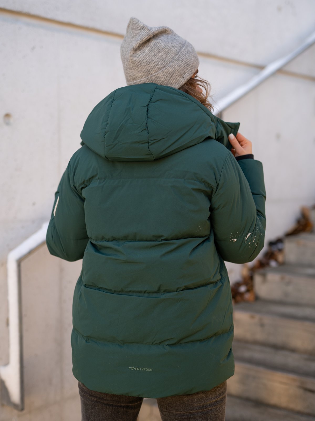 Twentyfour Finse Una Dunjakke Dyp Grønn - Get Inspired Exclusive Collection