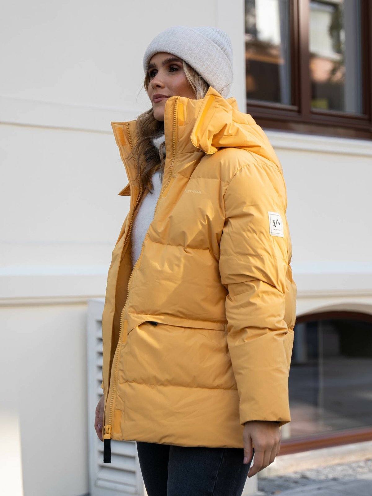 Twentyfour Finse Una Dunjakke Støvgul