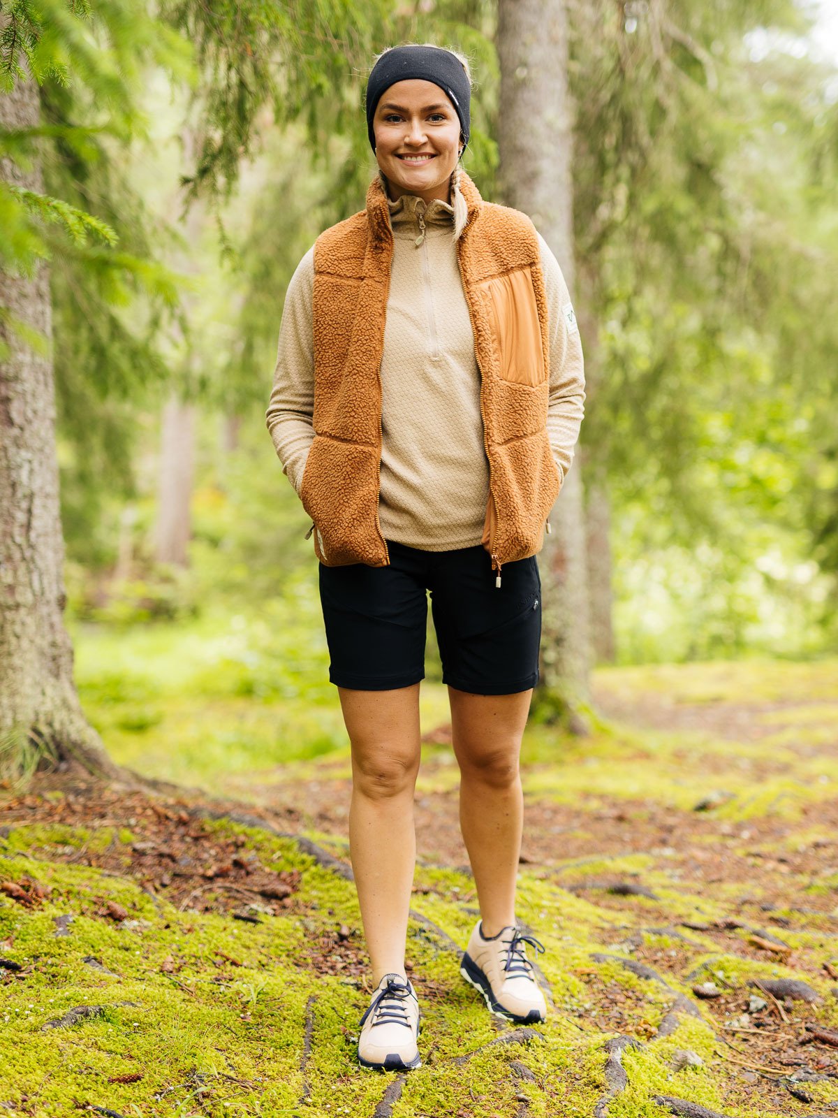 Twentyfour Finse Pile Vest Cognac