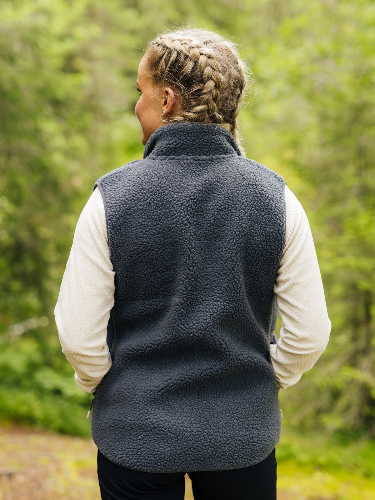 Twentyfour Finse Pile Vest Mørk Marine