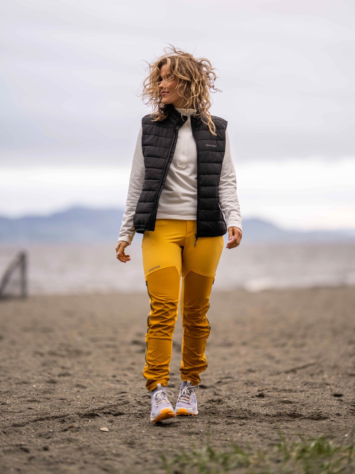 Twentyfour Isbre 2.0 Softshellbukse Mørk gul