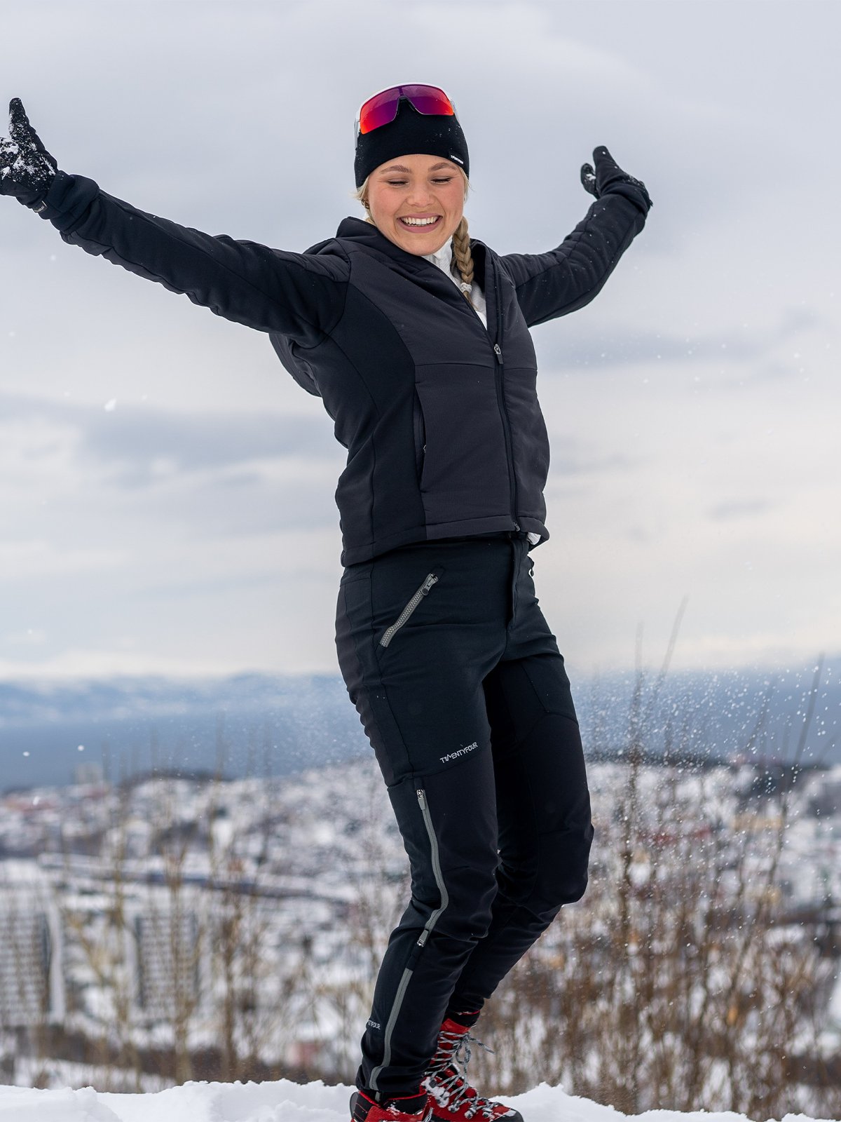 Twentyfour Isbre 2.0 Softshellbukse Sort