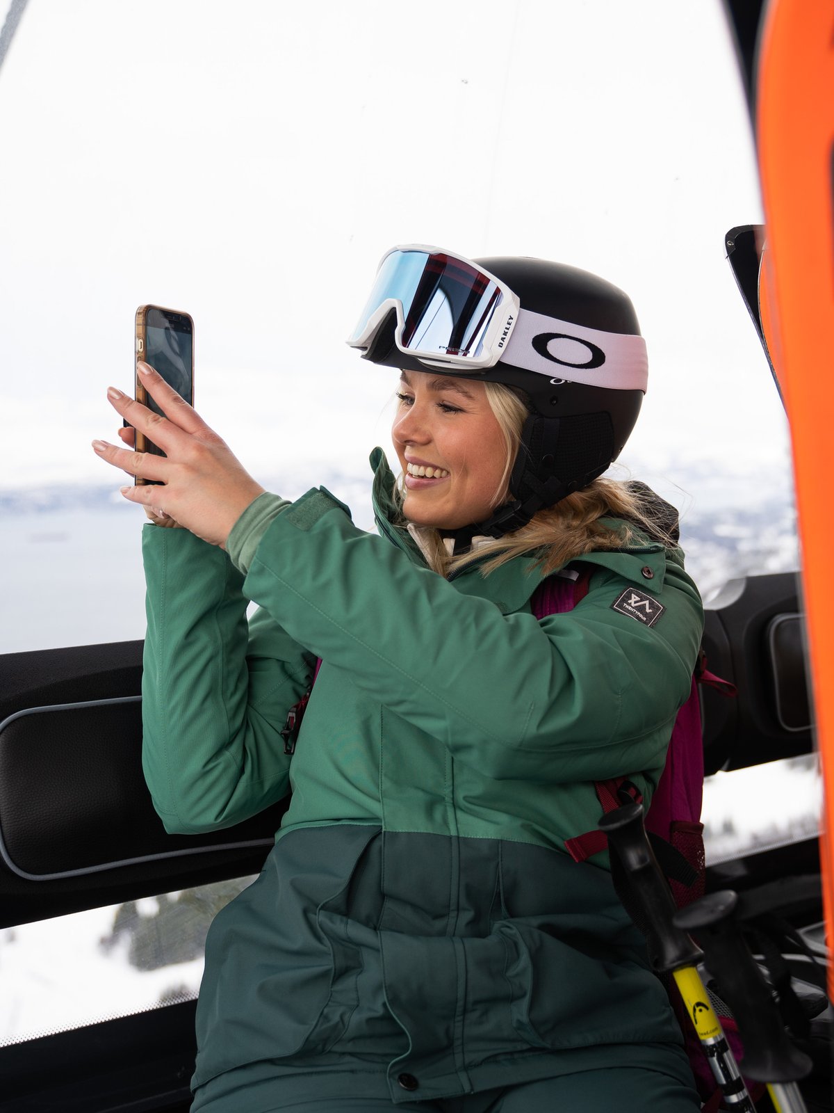 Twentyfour Loen Vattert Jakke Klar grønn