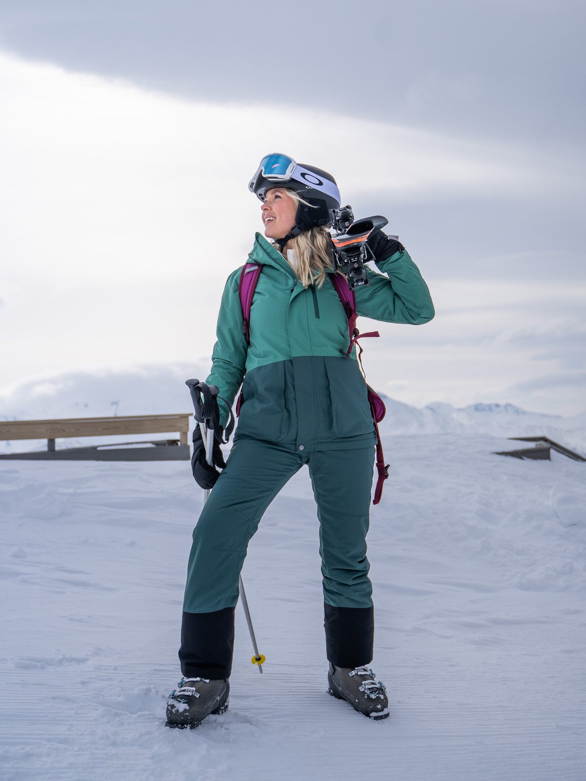 Twentyfour Loen Vattert Jakke Klar grønn