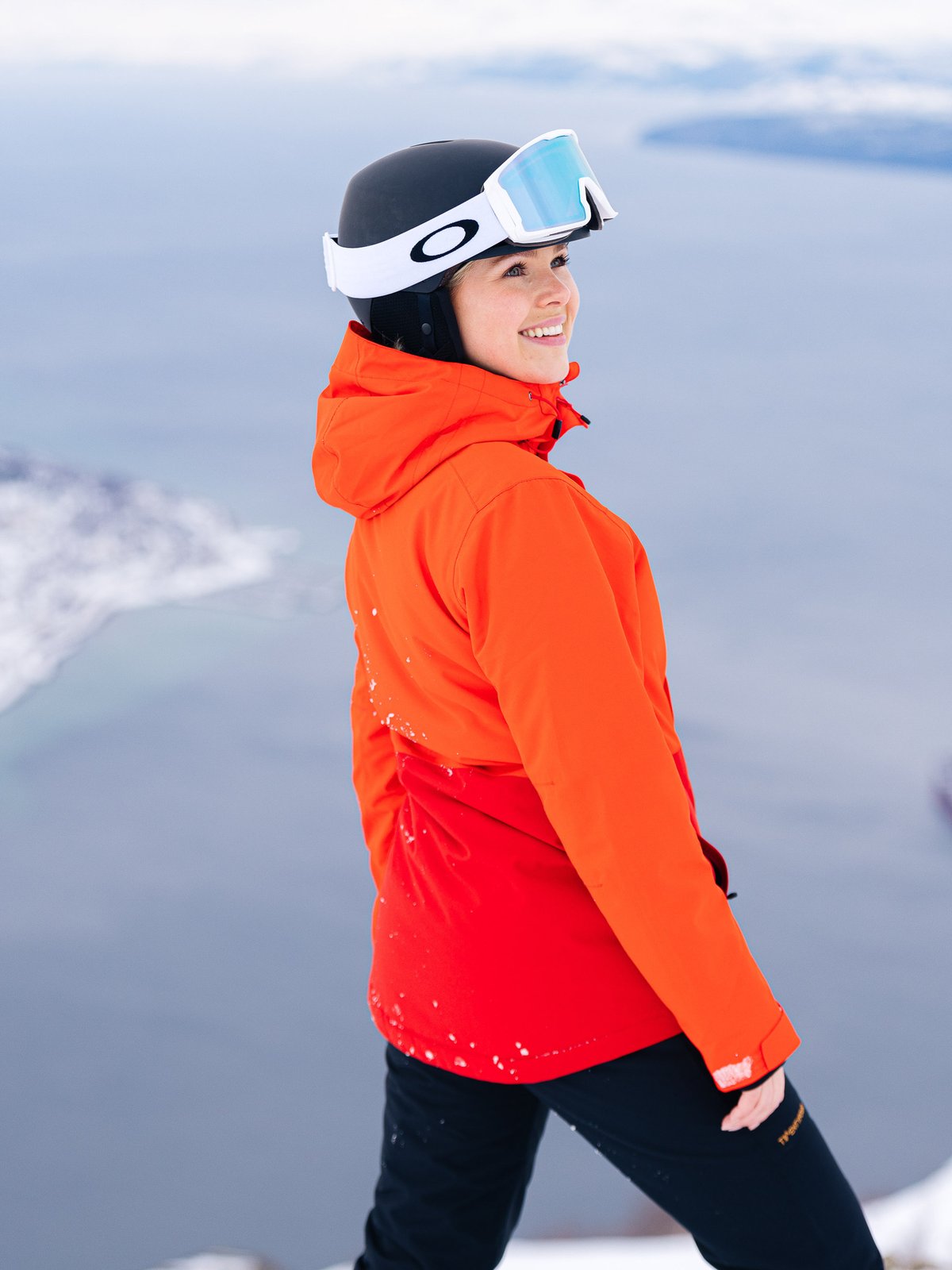 Twentyfour Loen Vattert Jakke Tomatrød