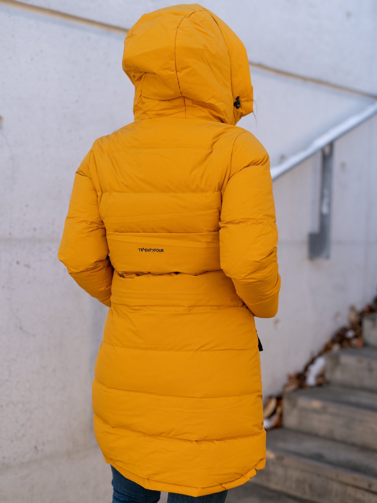 Twentyfour Mellow Fie Dun Parkas Mørk gul