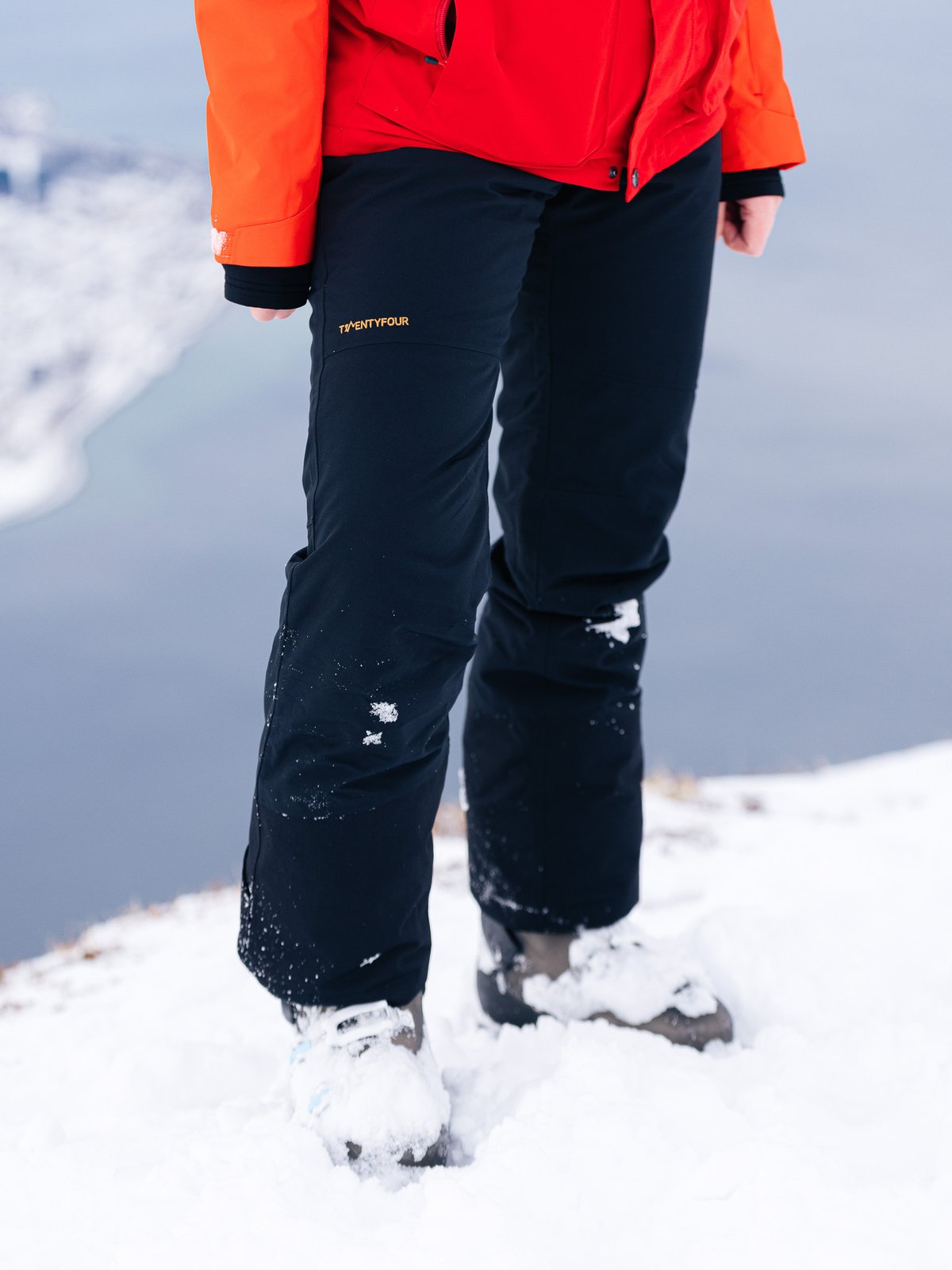 Twentyfour Loen Vattert Bukse Black