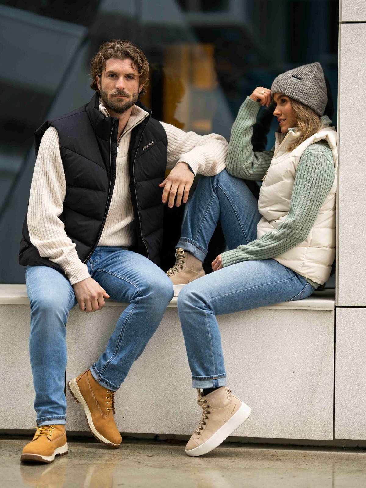 Twentyfour Finse Una Knit Sweater Grågrønn