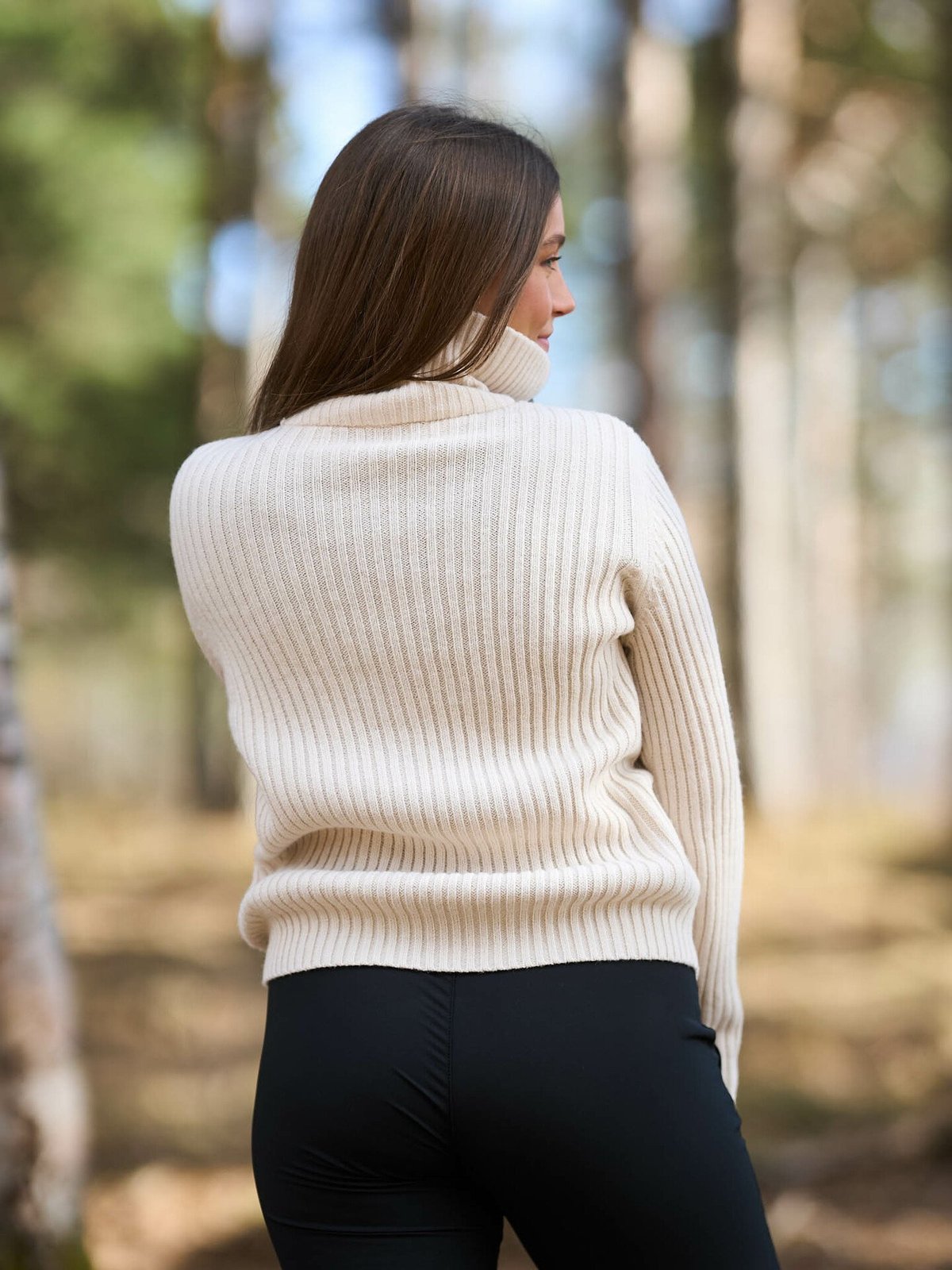 Twentyfour Finse Una Knit Sweater Gråhvit