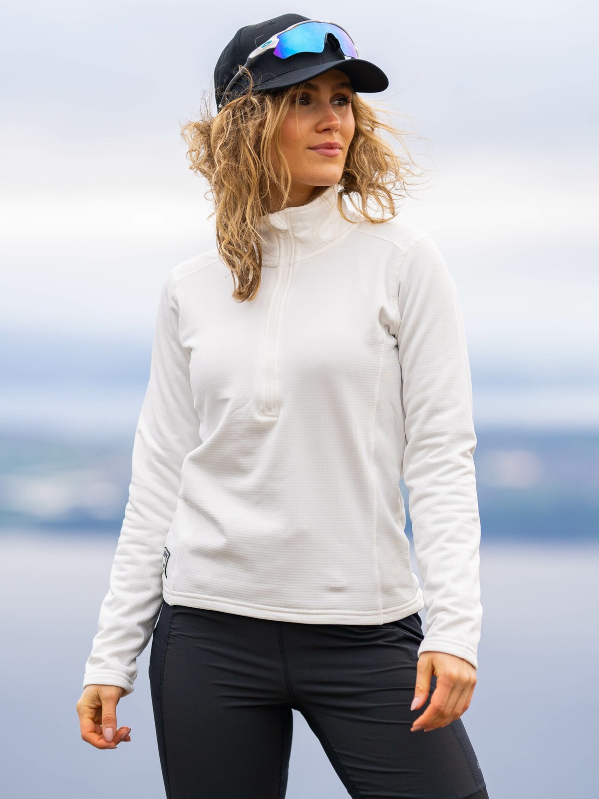 Twentyfour Isbre Thermo Half Zip Hvit