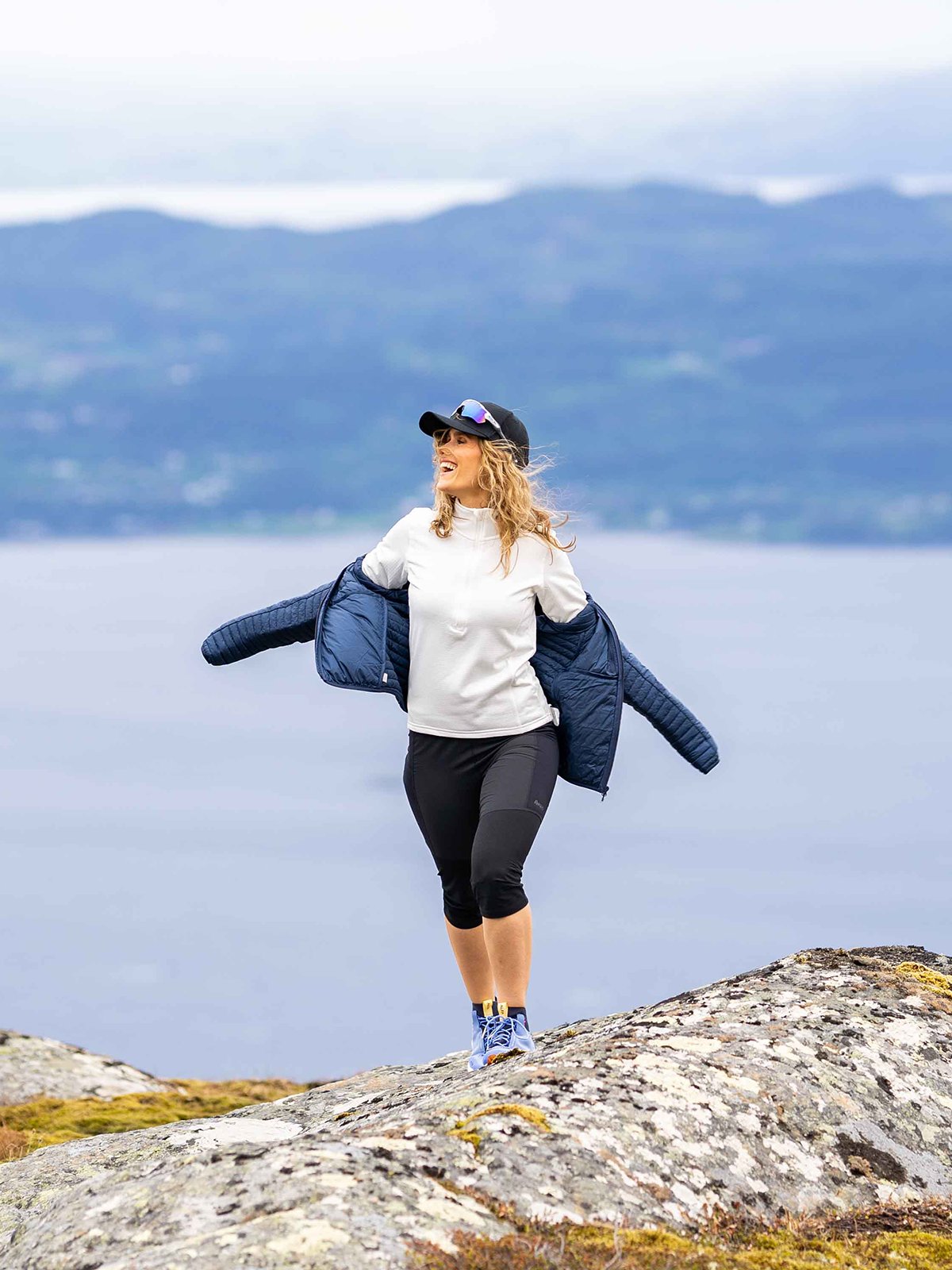 Twentyfour Isbre Thermo Half Zip Hvit