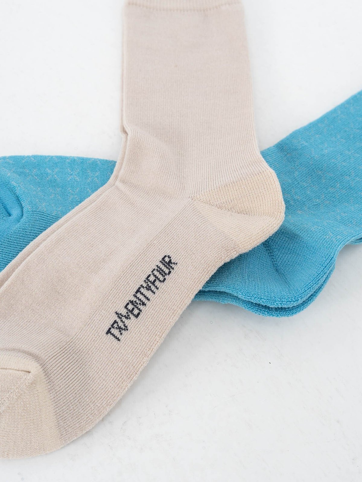 Twentyfour Aurora Idun Ullsokk 2-Pack Retro Blå