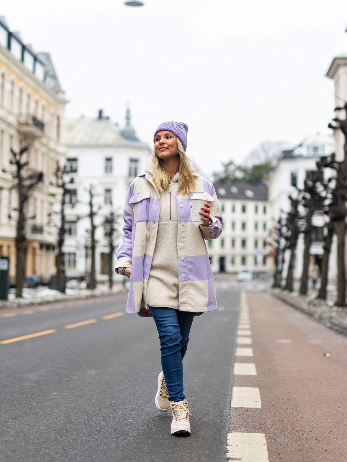 Twentyfour Mellow Ivy Hoodie Gråhvit