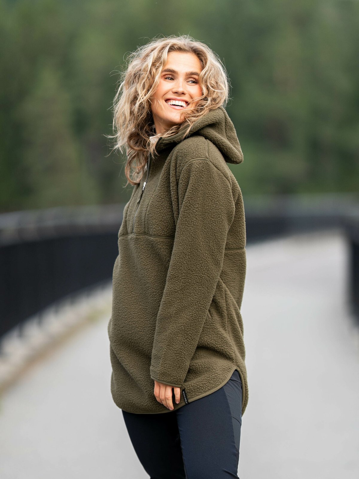 Twentyfour Mellow Ivy Hoodie Mørk oliven