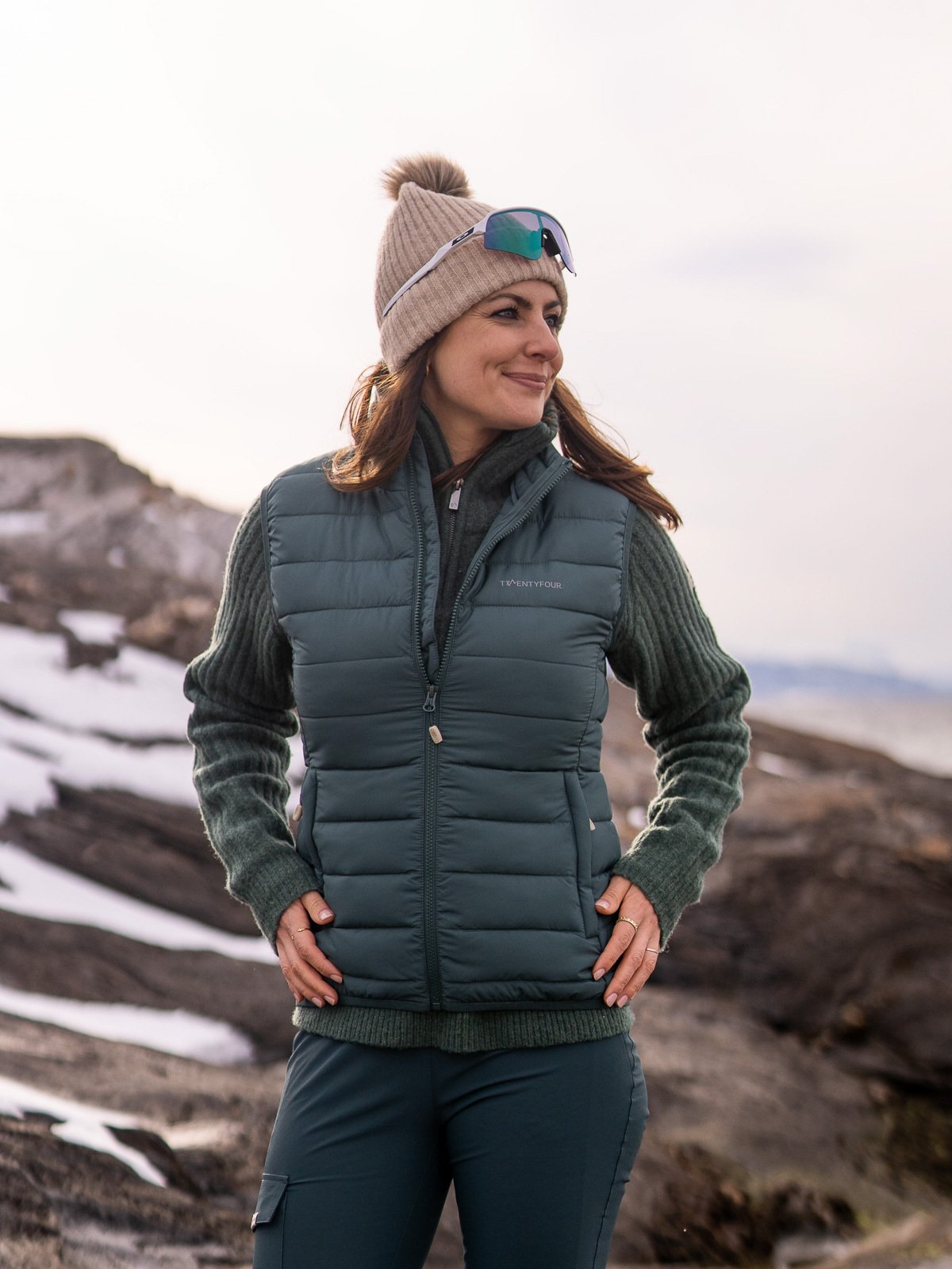 Twentyfour x GI Thermal Vest Dypgrønn - Get Inspired Exclusive Collection