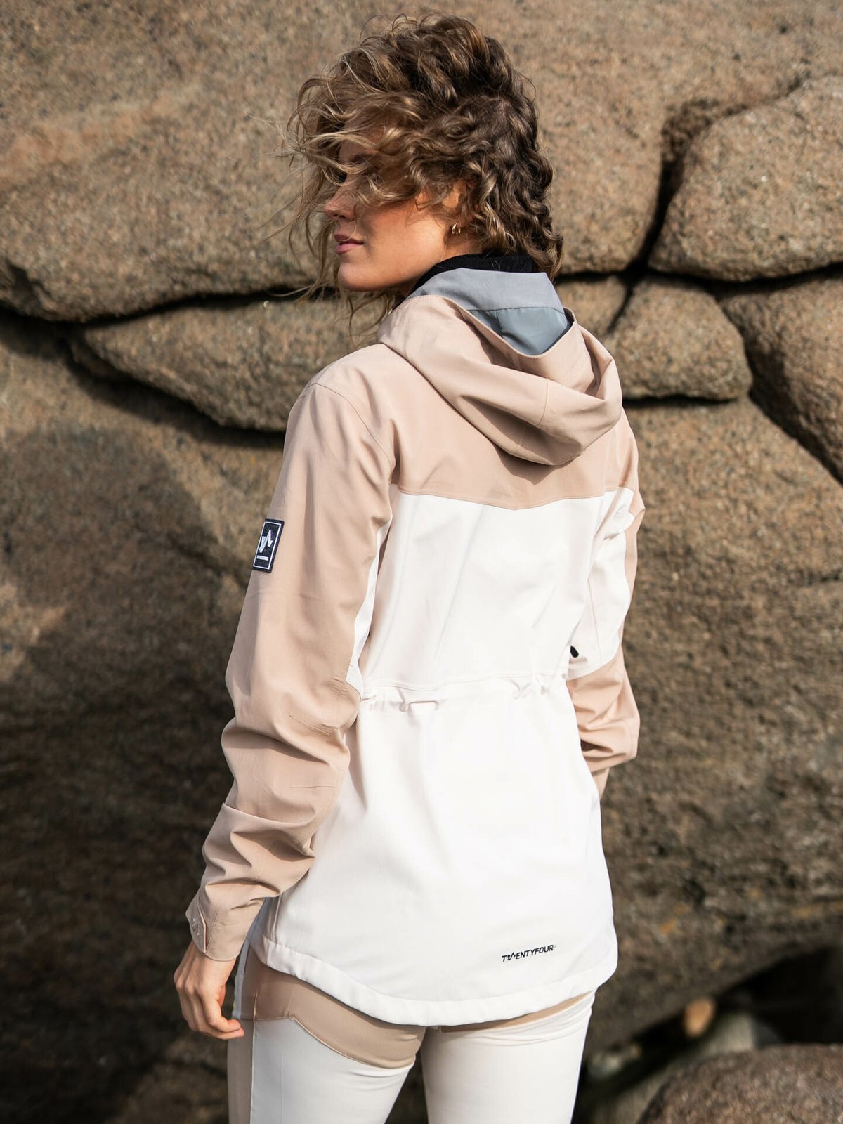 Twentyfour Flåm 2.0 2L Skalljakke Gråhvit